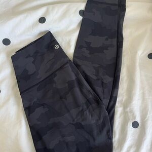 lululemon athletica Black Camo Leggings